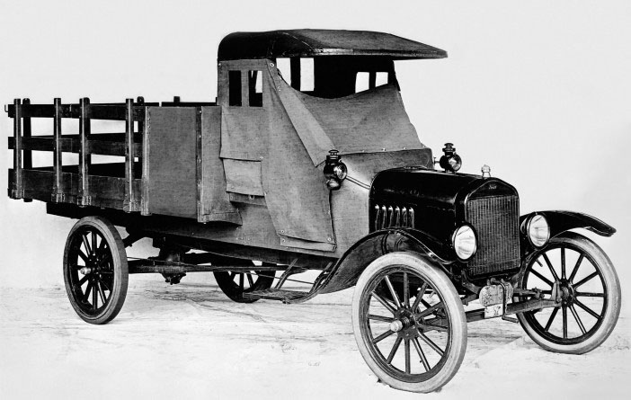 1917 Ford Model TT truck bw