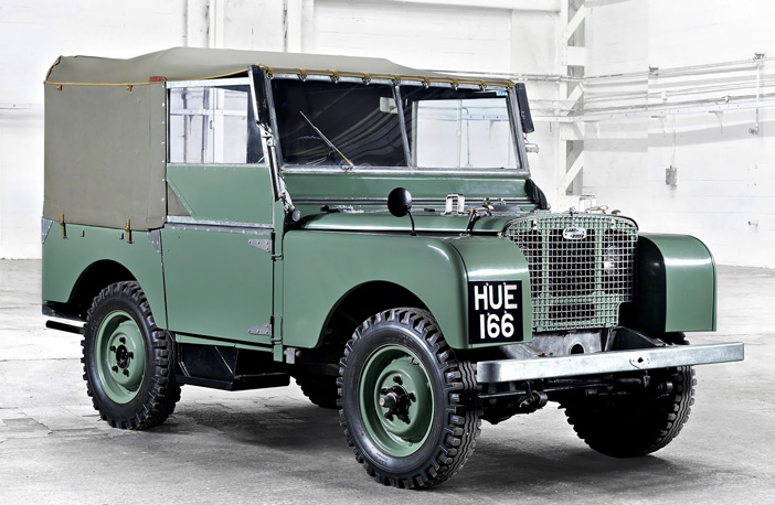1948 Land Rover 80 Series I shed