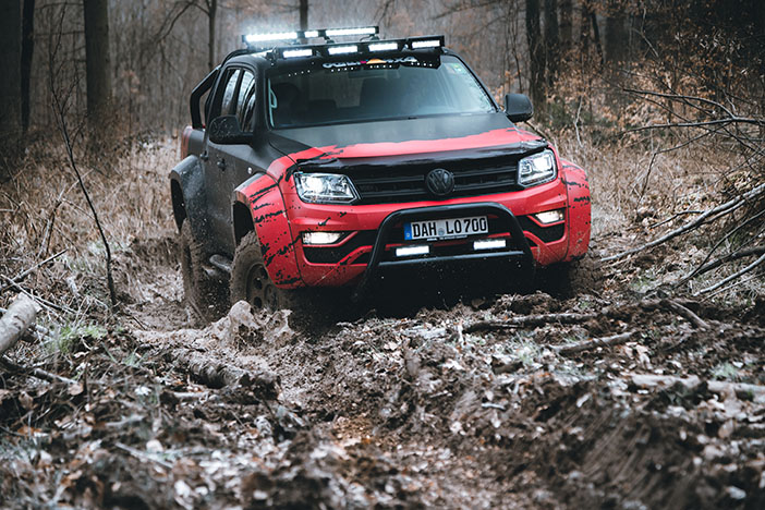 delta4x4 VWAmarok Front Mud